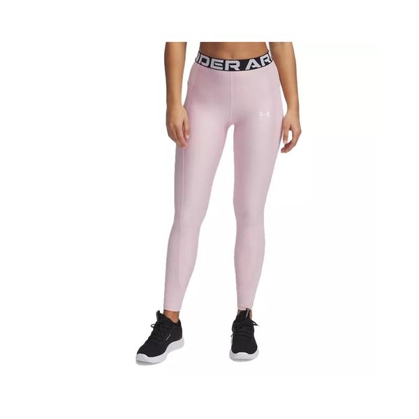 Legginsy Under Armour HeatGear Rib. Czerwone legginsy sportowe damskie Under Armour, xl, bez wzorów, z elastanu, na fitness i siłownię. Za 256.45 zł.
