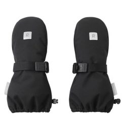 Rękawiczki dziecięce Reima. Czarne rękawiczki dziecięce Reima, z dzianiny, bez ramiączek. Za 179.99 zł.