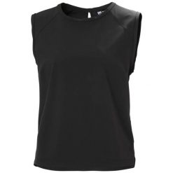 Damski tank top Helly Hansen Thalia. Czarne topy damskie Helly Hansen, bez wzorów, bez kołnierzyka. Za 273.00 zł.