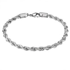 True Rebels Bransoletka Stal nierdzewna Srebrny Biżuteria męska 1 ct Męskie. Szara biżuteria dla mężczyzn True Rebels, srebrne. Za 129.99 zł.