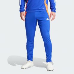 Spodnie Tiro 24 Training. Białe spodnie dresowe męskie Adidas, bez wzorów, z dresówki. Za 229.00 zł.