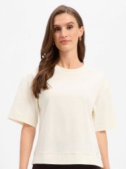 JOOP! Koszulka Kobiety Bawełna biały, 40. Białe t-shirty damskie Joop!, bez wzorów, z bawełny, bez kołnierzyka. Za 419.95 zł.