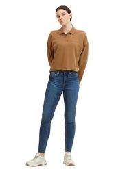 Tom Tailor Dżinsy - Skinny fit - w kolorze granatowym rozmiar: W29. Niebieskie jeansy damskie Tom Tailor, z podwyższonym stanem. Za 87.81 zł.