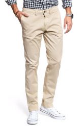MUSTANG SPODNIE MĘSKIE Classic Chino 1009612 4014. Brązowe spodnie materiałowe męskie Mustang, bez wzorów, z materiału. Za 199.99 zł.