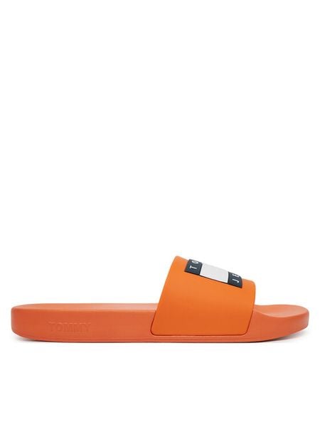 Tommy Jeans Klapki Tommy Jeans Pool Slide Ess EM0EM01191 Pomarańczowy. Brązowe klapki i japonki męskie Tommy Jeans, z jeansu. Za 116.99 zł.