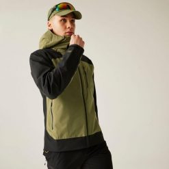 Męska wodoodporna kurtka Torrek II. Brązowe kurtki męskie Dare 2b, m, bez wzorów, z tkaniny, bez kaptura, narciarskie. Za 562.49 zł.