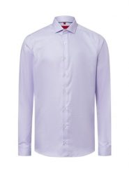 Finshley & Harding koszula biznesowa - non-iron Mężczyźni Slim Fit Bawełna różowy|biały, 45. Białe koszule męskie Finshley & Harding, m, bez wzorów, z bawełny, bez kołnierzyka, bez ramiączek. Za 329.95 zł.