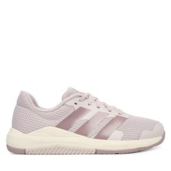 Buty na siłownię adidas. Fioletowe buty sportowe na co dzień damskie Adidas, bez wzorów, na fitness i siłownię. Za 279.99 zł.