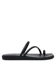 Crocs Japonki Miami Toe Loop Sandal 209862 Czarny. Czarne klapki damskie Crocs, bez wzorów, z tworzywa sztucznego, bez obcasa. Za 149.99 zł.