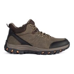 Brązowe męskie buty trekkingowe. Brązowe buty trekkingowe męskie bez zapięcia. Za 227.37 zł.