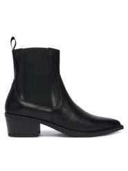 Vagabond Shoemakers Sztyblety Kelsey 5810-201-20 Czarny. Czarne botki damskie Vagabond Shoemakers, ze skóry, bez obcasa, na płaskiej podeszwie, bez zapięcia. Za 579.99 zł.