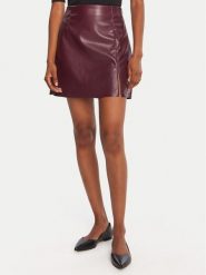 Vero Moda Spódnica z imitacji skóry Nelly 10322469 Fioletowy Regular Fit. Fioletowe spódniczki damskie Vero Moda, m, bez wzorów, ze skóry. Za 119.99 zł.