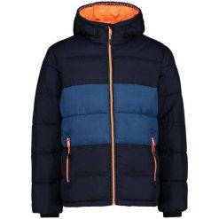 Kurtka puchowa męska CMP 32Z2957. Niebieskie kurtki męskie CMP, na zimę, m, bez wzorów, z puchu, sportowe, bez kaptura. Za 349.99 zł.
