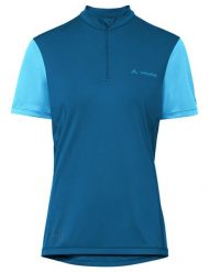 Koszulka damska Matera HZ Tricot. Niebieskie bluzki sportowe damskie Vaude, bez wzorów, z materiału, bez ramiączek. Za 239.00 zł.