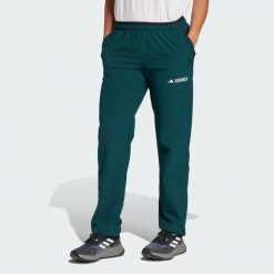 Spodnie Terrex Multi Liteflex. Brązowe spodnie dresowe damskie Adidas, xl, bez wzorów, z materiału. W wyprzedaży za 279.30 zł.