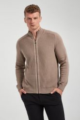 Sweter męski zapinany na zamek Olegor JOOP! JEANS. Kardigany męskie Joop! Jeans, m, bez wzorów, z jeansu, bez kołnierzyka. W wyprzedaży za 510.30 zł.