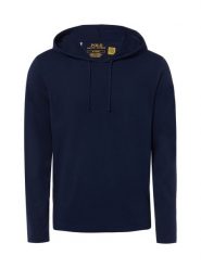 Polo Ralph Lauren koszulka z długim rękawem i kapturem Mężczyźni Bawełna (100%) niebieski, XL. Niebieskie koszulki męskie z długim rękawem Polo Ralph Lauren, m, z bawełny. Za 429.95 zł.