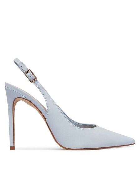 Aldo Szpilki Stessysling 14296305 Niebieski. Niebieskie szpilki Aldo, bez wzorów, z nubiku, bez obcasa. Za 499.99 zł.