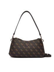 Guess Torebka Noelle II Mini HWQG96 72730 Brązowy. Brązowe torebki klasyczne damskie Guess, z aplikacjami, ze skóry, bez dodatków. Za 589.99 zł.