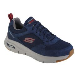 Buty sportowe Sneakersy męskie, Skechers Arch Fit-Render. Niebieskie buty sportowe na co dzień męskie Skechers, bez zapięcia, trekkingowe. Za 399.99 zł.