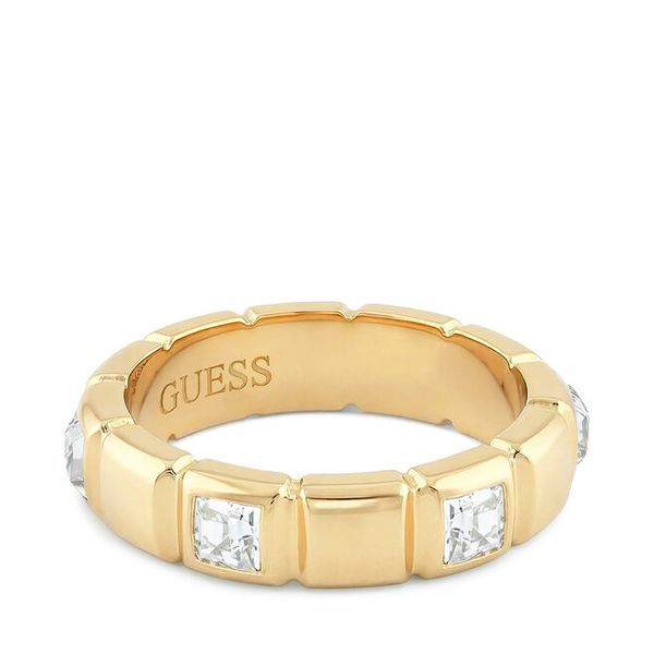 Pierścionek Guess. Żółte pierścionki damskie Guess, złote. Za 189.99 zł.