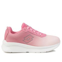 Buty damskie sportowe sportowe Lotto RELAZIO. Czerwone buty sportowe na co dzień damskie Lotto, bez wzorów, z meshu, trekkingowe. Za 118.99 zł.