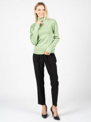 Silvian Heach Sweter "Citron" | PGA22060LU | Citron | Kobieta | Zielony. Zielone swetry klasyczne damskie Silvian Heach, m, z dzianiny, bez kołnierzyka. W wyprzedaży za 129.00 zł.