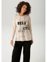 Aniston Bluza w kolorze beżowym rozmiar: 44. Brązowe bluzy z kapturem damskie Aniston. Za 95.99 zł.