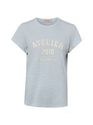 MOS MOSH Koszulka - MMCamp Kobiety Bawełna (100%) niebieski, XS. Niebieskie t-shirty damskie Mos Mosh, xs, bez wzorów, z bawełny, bez kołnierzyka. Za 119.95 zł.