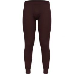 Legginsy termoaktywne męskie Odlo Merino 200 BL Bottom Long. Brązowe bielizna termoaktywna męska Odlo, m, bez wzorów. Za 303.99 zł.