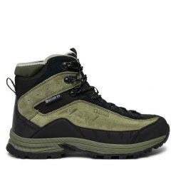 Trapery Big Star Shoes. Brązowe buty zimowe męskie BIG STAR SHOES, bez zapięcia. Za 449.99 zł.