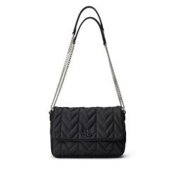 Torebka LAUREN RALPH LAUREN. Czarne torebki klasyczne damskie Lauren Ralph Lauren, bez wzorów, bez dodatków. Za 1,299.00 zł.