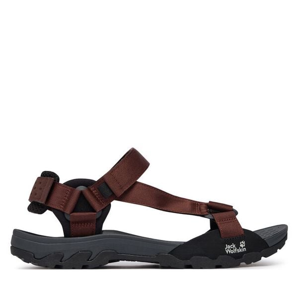 Sandały Jack Wolfskin. Brązowe sandały męskie Jack Wolfskin, bez zapięcia. Za 379.99 zł.