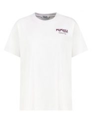 Sublevel Koszulka w kolorze białym rozmiar: L. Białe bluzki damskie Sublevel, l, bez wzorów, z bawełny, bez kołnierzyka, bez ramiączek. Za 43.99 zł.