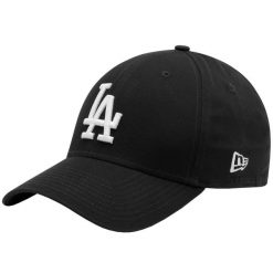Czapka z daszkiem męska 39THIRTY League Essential New York Yankees MLB Cap. Czarne czapki męskie New Era, bez wzorów, z bawełny. Za 129.99 zł.