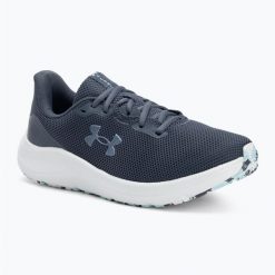 Buty do biegania damskie Under Armour Charged Pursuit 4 downpourdownpour gravel. Niebieskie obuwie do biegania damskie Under Armour. Za 209.99 zł.