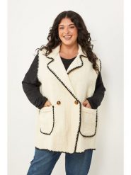 Curvy Lady Kamizelka w kolorze kremowym rozmiar: 40/42. Brązowe kamizelki damskie Curvy Lady. Za 174.02 zł.