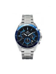 Casio Zegarek EFR-552D-1A2VUEF Srebrny. Szare, cyfrowe zegarki męskie Casio, srebrne. Za 489.99 zł.