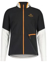 Maloja Kurtka hybrydowa "AuerhahnM" w kolorze czarno-białym rozmiar: M. Białe kurtki outdoor męskie Maloja, m, bez wzorów, bez kaptura. Za 346.99 zł.