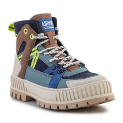 Buty Palladium Pallashock Outcity Mood indigo W 98877-425 niebieskie. Niebieskie buty sportowe na co dzień damskie bez wzorów, z nylonu. Za 769.83 zł.