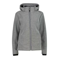 Damska kurtka z kapturem zapinana na zamek CMP. Czarne kurtki damskie CMP, bez wzorów, z puchu, z kapturem. Za 450.85 zł.