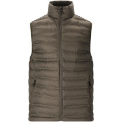 Kurtka puchowa bez rękawów Whistler Froze. Brązowe kurtki męskie WHISTLER, bez wzorów, z puchu, sportowe, bez kaptura. Za 268.50 zł.