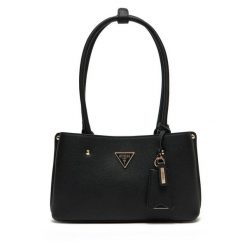 Torebka Guess. Czarne torebki klasyczne damskie Guess, z aplikacjami, bez dodatków. Za 339.99 zł.