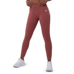 Legginsy sportowe ze średnim stanem Fitness Siroko Success. Brązowe legginsy damskie SIROKO, xl, bez wzorów, z nylonu. Za 105.00 zł.