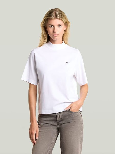 G-Star Koszulka w kolorze białym rozmiar: XS. Białe bluzki damskie G-Star, xs, bez wzorów, z bawełny, retro, bez kołnierzyka, bez ramiączek. Za 129.95 zł.