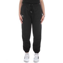 Spodnie sportowe damskie Under Armour Essential Fleece Joggers. Czarne spodnie dresowe damskie Under Armour, s, z dresówki. Za 403.00 zł.