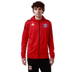 Bluza z kapturem na zamek Kappa Grevolo. Czerwone bluzy z kapturem męskie Kappa, m. Za 293.50 zł.