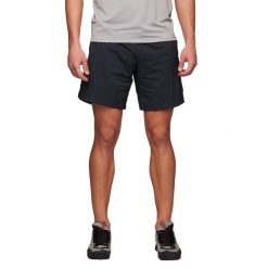 Krótkie Spodenki Męskie Black Diamond Flatiron Shorts. Czarne szorty męskie Black Diamond, bez kołnierzyka. Za 284.00 zł.