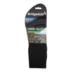Skarpety do turystyki męskie Bridgedale HIKE MW END BO ORI. Czarne skarpetki męskie Bridgedale, bez wzorów. Za 108.99 zł.