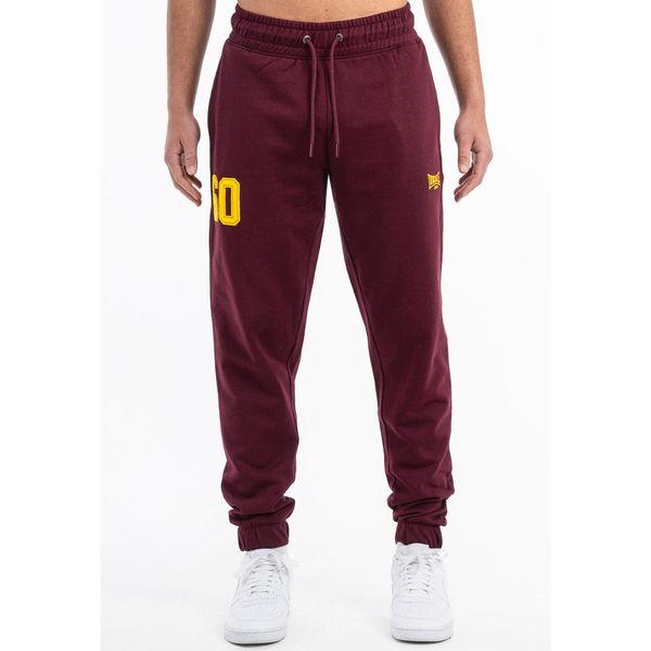 Jogging Lonsdale Sumburgh. Czerwone spodnie dresowe męskie Lonsdale, m, z dresówki, do biegania. Za 215.00 zł.